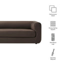 Leif 89" Performance Velvet Upholstered Sofa by Modway by HouseOfZazla