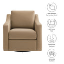 Liora Performance Velvet Swivel Armchair by Modway by HouseOfZazla