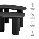 Hackney Mango Wood Nesting Coffee Table Set by Modway by HouseOfZazla