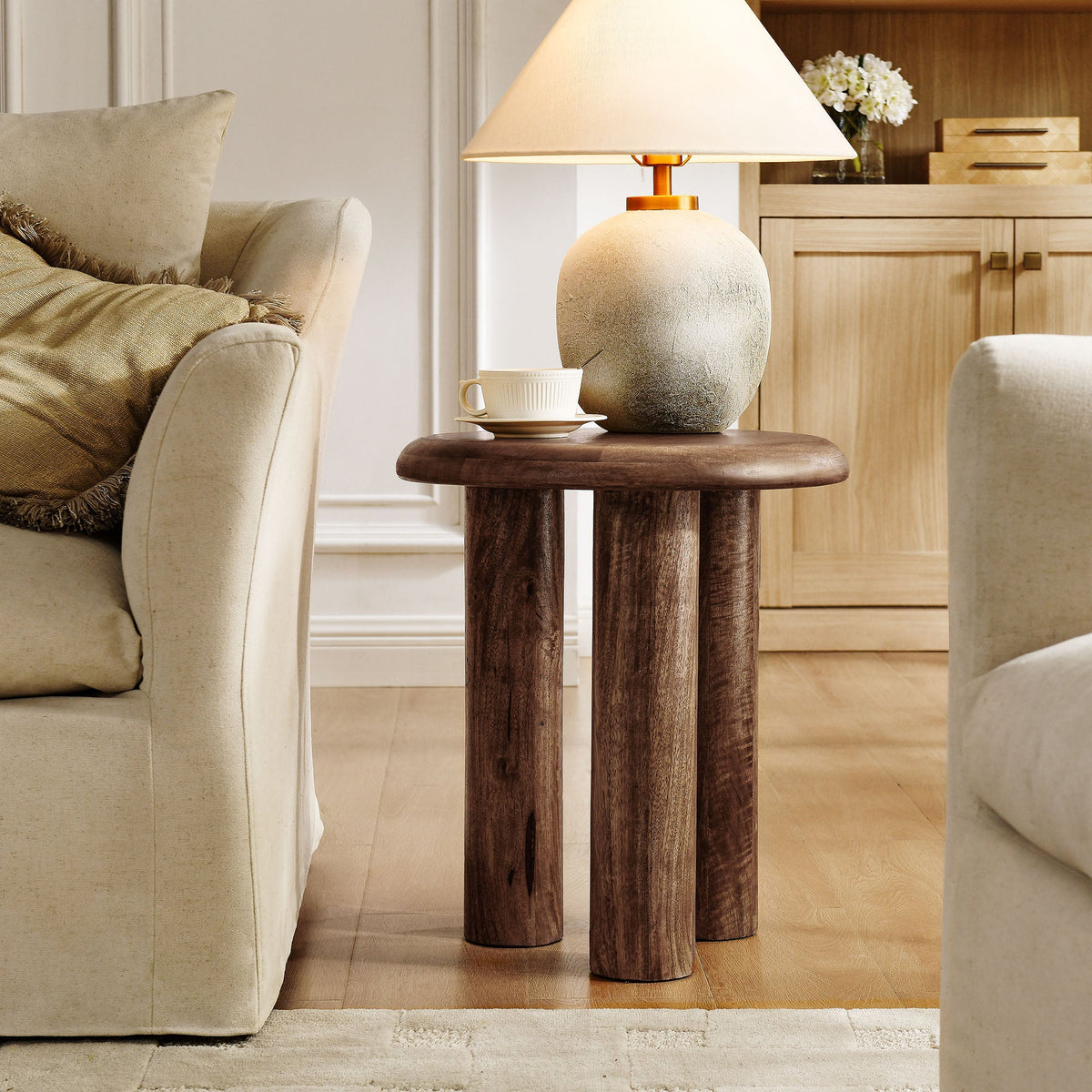 Mavina Mango Wood Side Table by Modway, photo 6 of 14