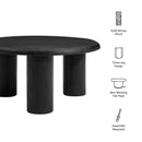 Mavina Round Mango Wood Coffee Table by Modway by HouseOfZazla