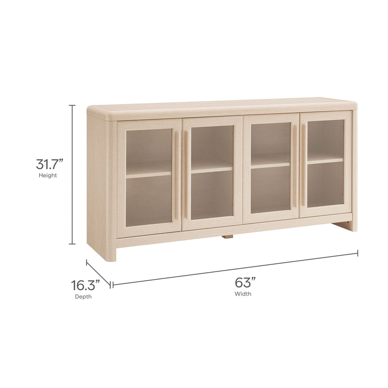 Evren 4-Door Sideboard Storage Display Cabinet by Modway, photo 3 of 7
