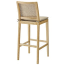 Ovard Wood and Rattan Bar Stool by Modway by HouseOfZazla