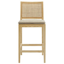 Ovard Wood and Rattan Counter Stool by Modway by HouseOfZazla
