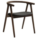 Henry Vegan Leather and Wood Dining Chair by HouseOfZazla