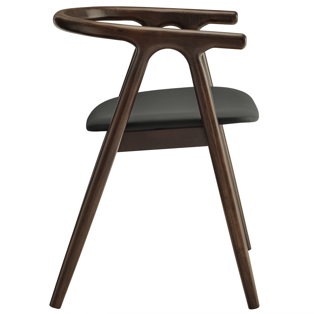 Henry Vegan Leather and Wood Dining Chair, photo 4 of 14