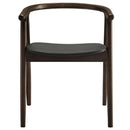 Henry Vegan Leather and Wood Dining Chair by HouseOfZazla