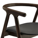 Henry Vegan Leather and Wood Dining Chair by HouseOfZazla