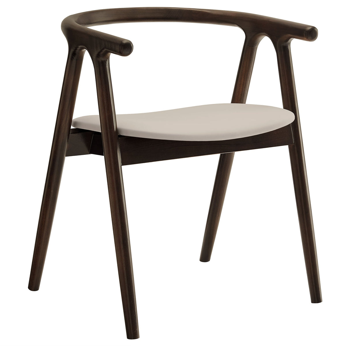 Henry Vegan Leather and Wood Dining Chair, photo 14 of 14