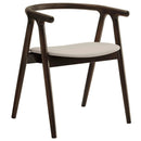 Henry Vegan Leather and Wood Dining Chair by HouseOfZazla