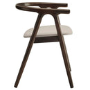 Henry Vegan Leather and Wood Dining Chair by HouseOfZazla