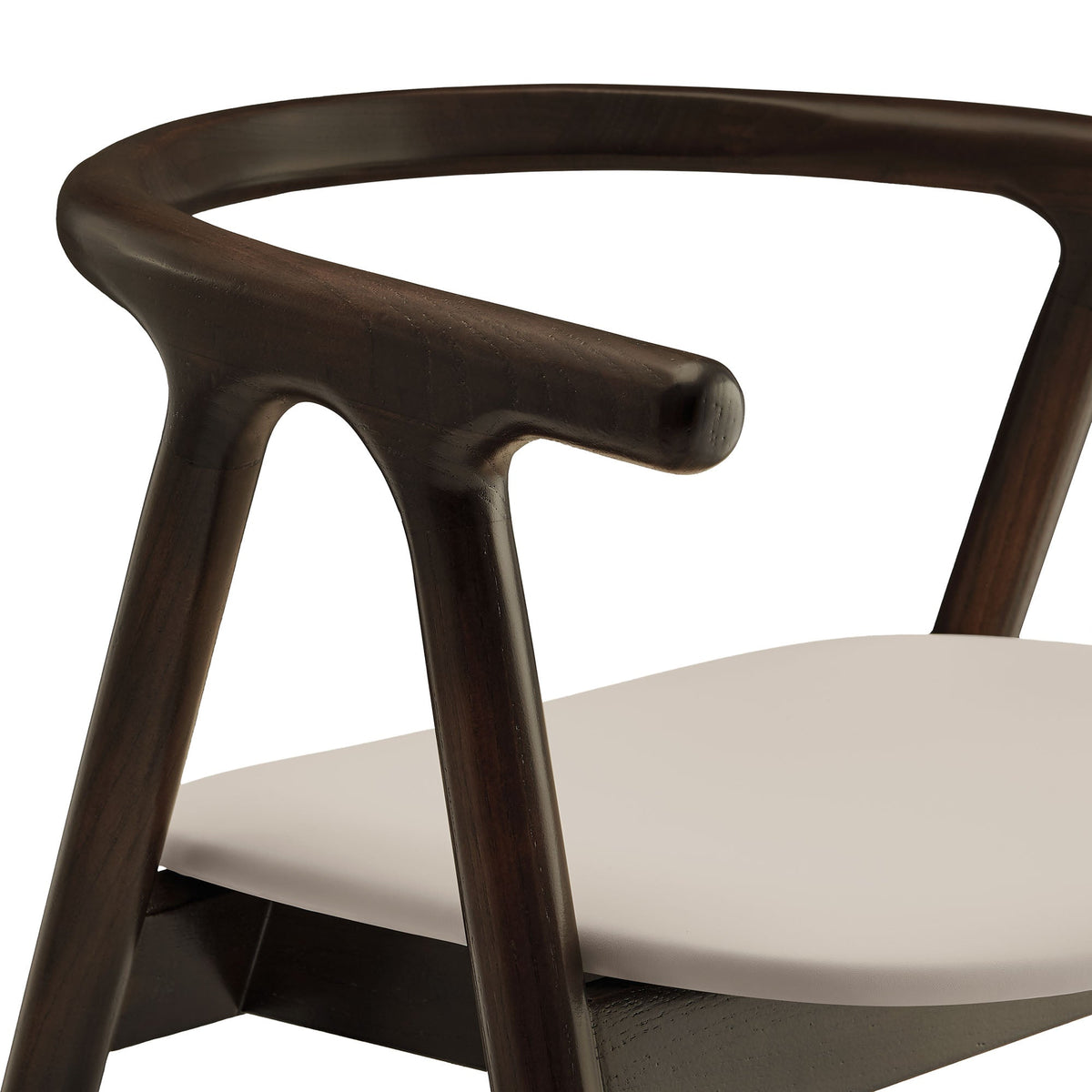 Henry Vegan Leather and Wood Dining Chair, photo 8 of 14