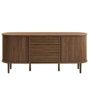 Harlan 67" Fluted Oval Sideboard Cabinet by Modway by HouseOfZazla