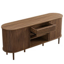 Harlan 67" Fluted Oval Sideboard Cabinet by Modway by HouseOfZazla