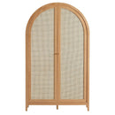 Calista 79" Tall Wide Rattan Arched Storage Cabinet by Modway by HouseOfZazla