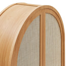 Calista 79" Tall Wide Rattan Arched Storage Cabinet by Modway by HouseOfZazla