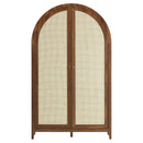 Calista 79" Tall Wide Rattan Arched Storage Cabinet by Modway by HouseOfZazla