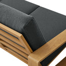 Lirienne Outdoor Patio Aluminum Faux Wood Loveseat by Modway by HouseOfZazla