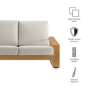 Lirienne Outdoor Patio Aluminum Faux Wood Loveseat by Modway by HouseOfZazla