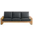 Lirienne Outdoor Patio Aluminum Faux Wood Sofa by Modway by HouseOfZazla