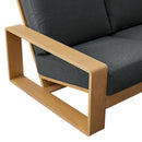 Lirienne Outdoor Patio Aluminum Faux Wood Sofa by Modway by HouseOfZazla