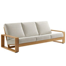 Lirienne Outdoor Patio Aluminum Faux Wood Sofa by Modway by HouseOfZazla