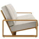 Lirienne 2-Piece Outdoor Patio Aluminum Faux Wood Furniture Set by HouseOfZazla
