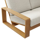 Lirienne Outdoor Patio Aluminum Faux Wood Sofa by Modway by HouseOfZazla