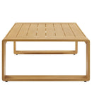 Lirienne Outdoor Patio Aluminum Faux Wood Coffee Table by Modway by HouseOfZazla