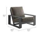 Lirienne Outdoor Patio Aluminum Faux Wood Armchairs Set of 2 by Modway by HouseOfZazla