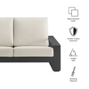 Lirienne Outdoor Patio Aluminum Loveseat by Modway by HouseOfZazla