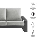 Lirienne Outdoor Patio Aluminum Sofa by Modway by HouseOfZazla