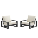 Lirienne Outdoor Patio Aluminum Faux Wood Armchairs Set of 2 by Modway by HouseOfZazla