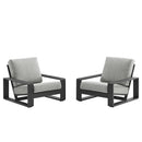 Lirienne Outdoor Patio Aluminum Faux Wood Armchairs Set of 2 by Modway by HouseOfZazla
