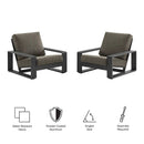Lirienne Outdoor Patio Aluminum Faux Wood Armchairs Set of 2 by Modway by HouseOfZazla