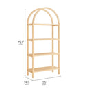 Vexley 72 Inch Large Arched Bookshelf by Modway by HouseOfZazla