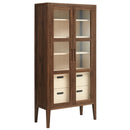 Nell 71" Glass Door Tall Display Storage Cabinet by Modway by HouseOfZazla