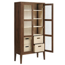 Nell 71" Glass Door Tall Display Storage Cabinet by Modway by HouseOfZazla