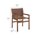 Sonora Leather Dining Chair by Modway by HouseOfZazla