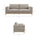 Roscoe 81 Inch Fabric Sofa by Modway by HouseOfZazla
