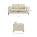 Roscoe 63 Inch Fabric Loveseat by Modway by HouseOfZazla