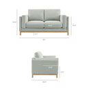 Roscoe 63 Inch Fabric Loveseat by Modway by HouseOfZazla