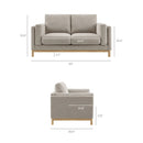Roscoe 63 Inch Fabric Loveseat by Modway by HouseOfZazla