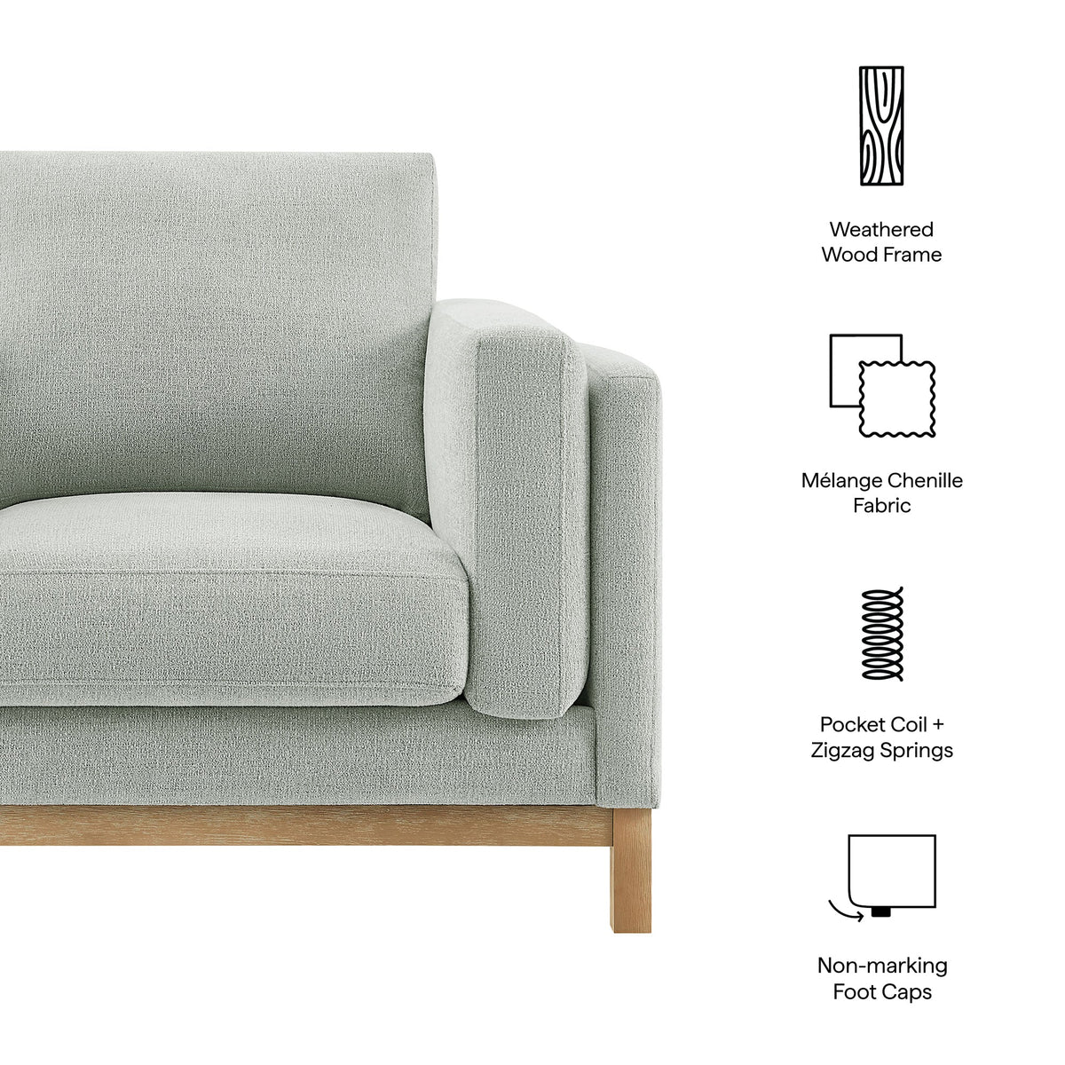 Roscoe Fabric Armchair by Modway, photo 2 of 21