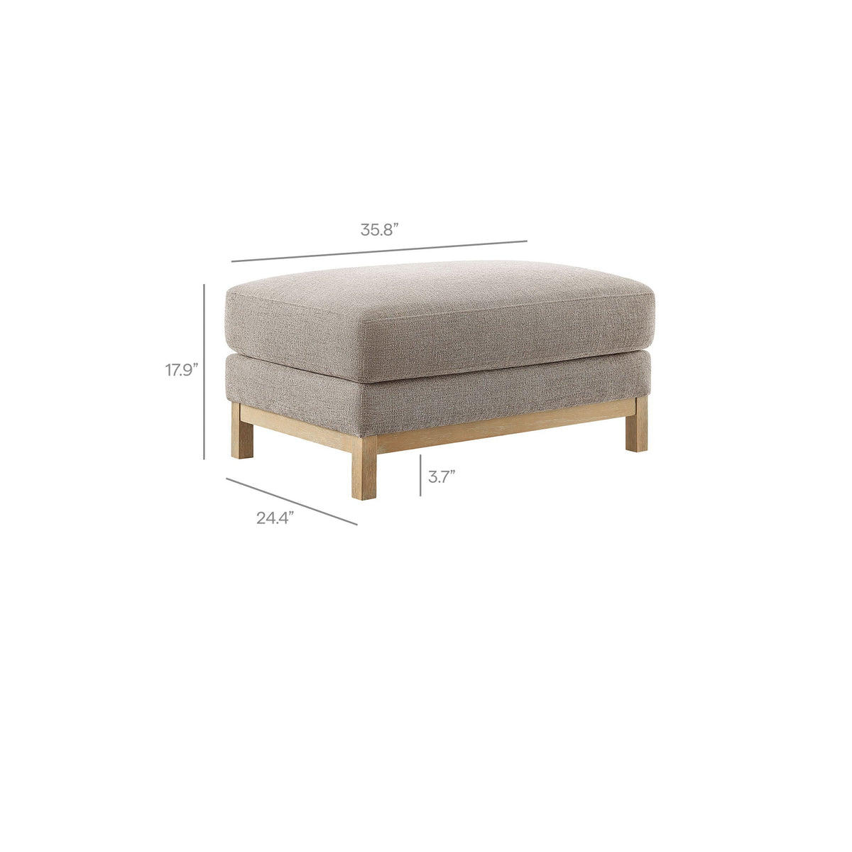 Roscoe Fabric Ottoman by Modway, photo 17 of 21