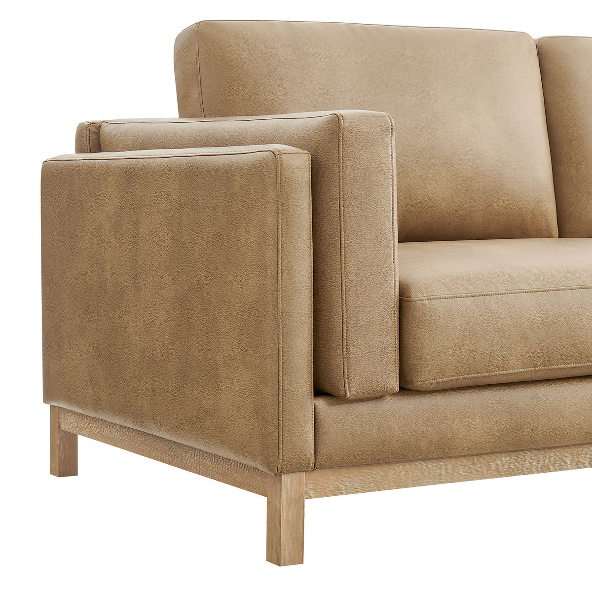 Roscoe 81 Inch Vegan Leather Sofa by Modway, photo 8 of 14
