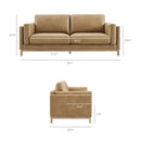 Roscoe 81 Inch Vegan Leather Sofa by Modway by HouseOfZazla