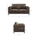 Roscoe 63 Inch Vegan Leather Loveseat by Modway by HouseOfZazla