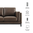 Roscoe 63 Inch Vegan Leather Loveseat by Modway by HouseOfZazla