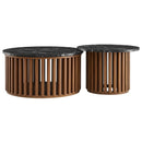 Fortitude Round Faux Marble Top Nesting Coffee Table Set by Modway by HouseOfZazla